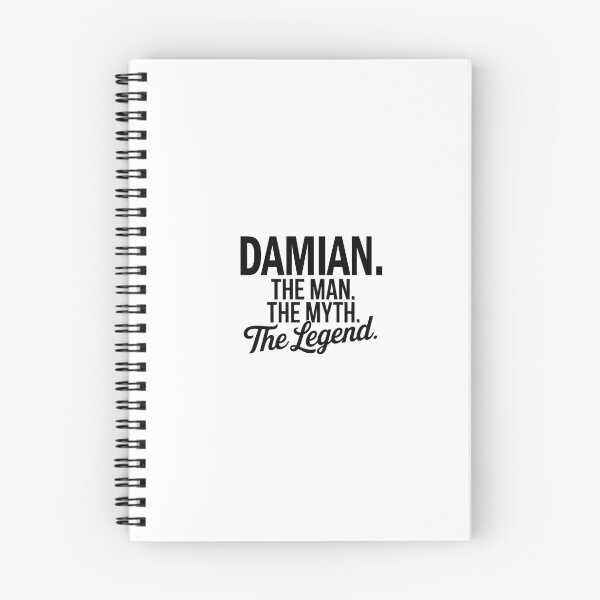 Item preview, Damian Name Damian The Man The Myth The legend designed and sold by Watsonarts.