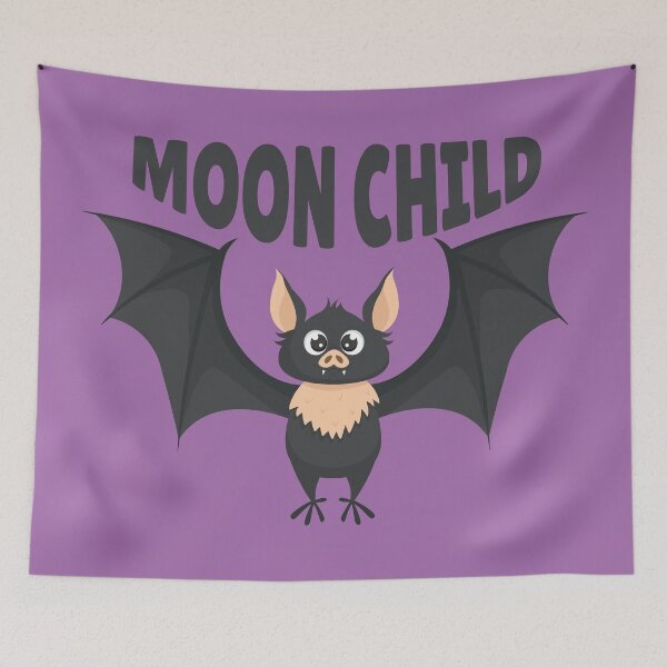 Item preview, Cute Halloween Bat Moon Child designed and sold by Art-of-Rory.