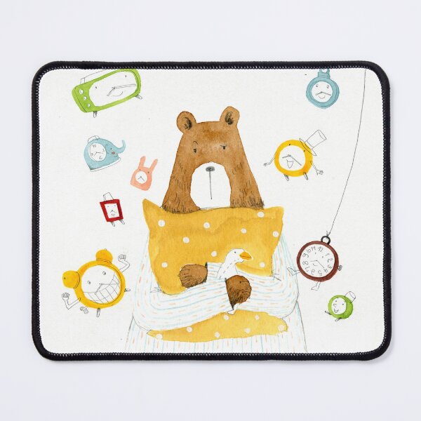 Item preview, Bear with clock designed and sold by naeko Illustration.