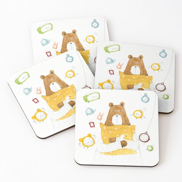 Item preview, Bear with clock designed and sold by naeko Illustration.