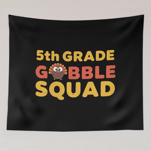Item preview, 5th Grade Gobble Squad Cute Teacher Thanksgiving School designed and sold by BiellaSar.