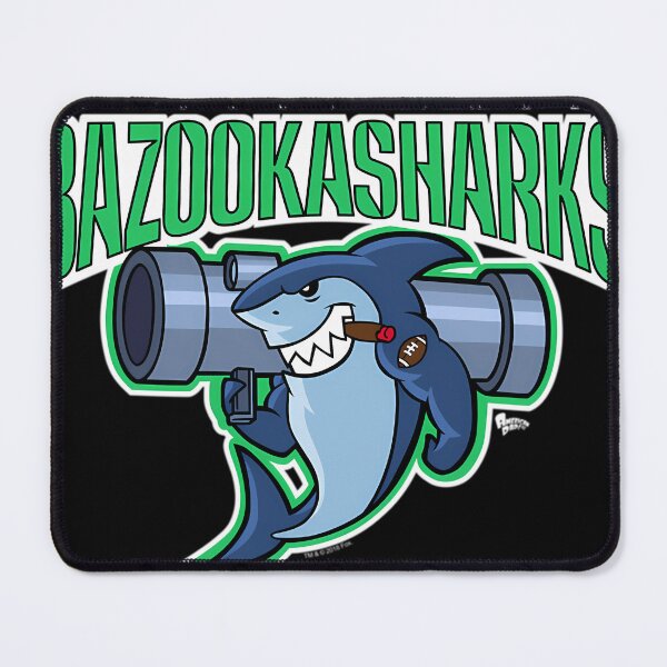 Item preview, American Dad Bazooka Sharks Logo Essential designed and sold by Edneist22.