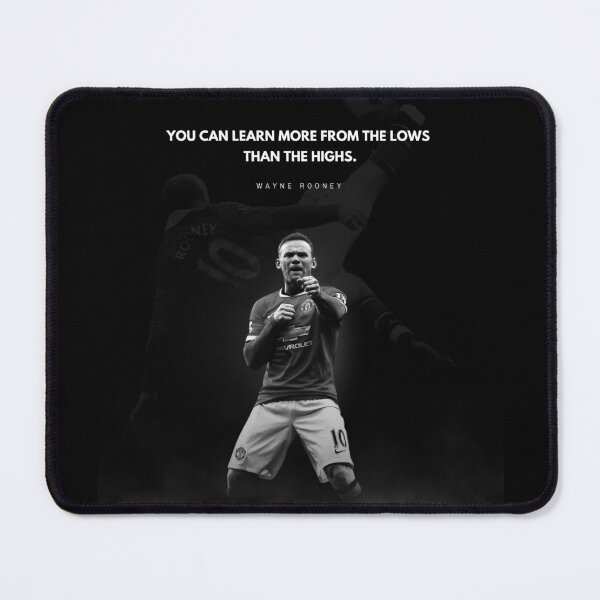 Item preview, Wayne Rooney Motivational Quote Portrait designed and sold by SuccessInsanity.