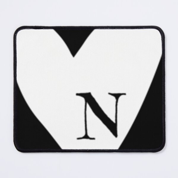 Item preview, Cute Hand Drawn Heart With Letter N Monogram Initial Gift designed and sold by ThomaWillits.
