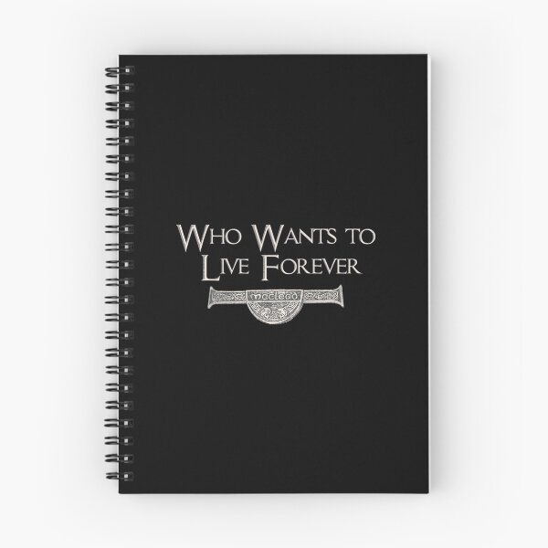 Item preview, Connor Macleod Sword - Live Forever Highlander Quote - White 	 designed and sold by qdssooccpf95.