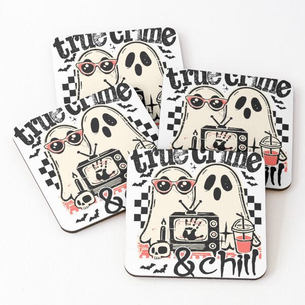 Item preview, True Crime & Chill, Funny Halloween designed and sold by GuyWithtPie.