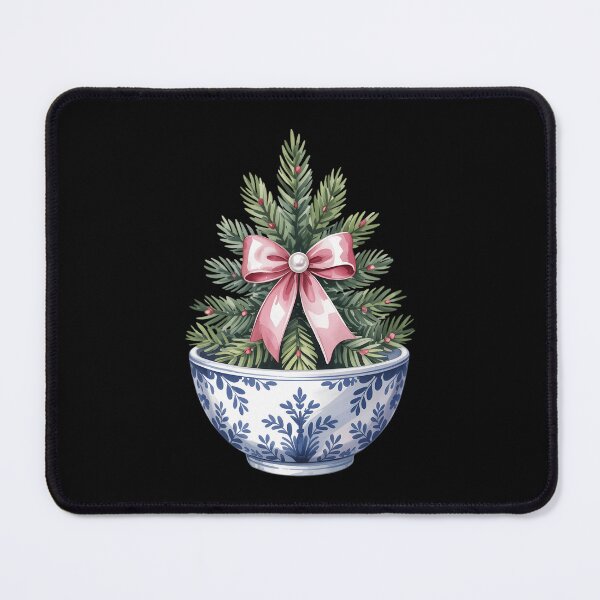 Item preview, Chinoiserie Christmas Tree Blue Willow Ginger Jar Hanukkah designed and sold by HellD3vil-Art.