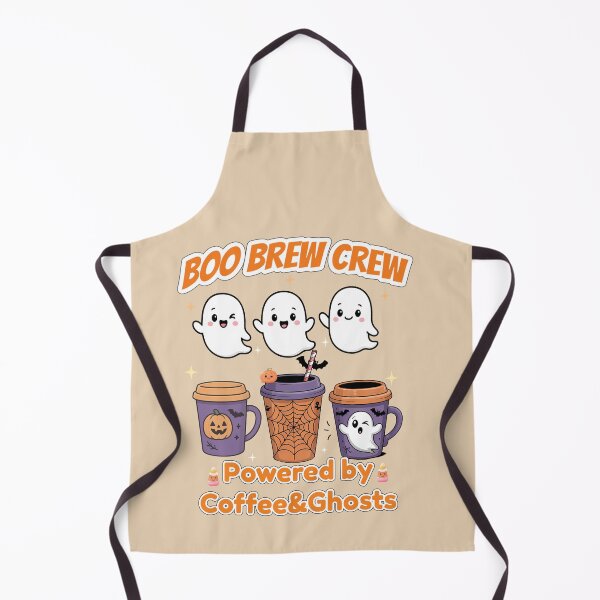 Item preview, Boo Brew Crew – Cute Ghost Coffee Lovers Halloween Design designed and sold by Artishal.