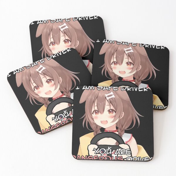 Item preview,  Inugami Korone I Am Safe Driver You Are Dangerous Driver  - Hololive designed and sold by LauriLytikainen.