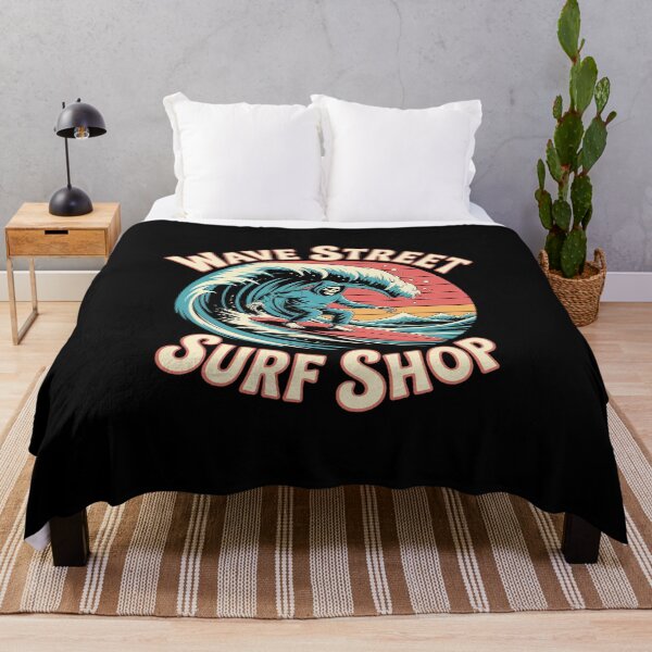 Item preview, Wave Street Retro Vacation Beach Surfing Skul Graphic designed and sold by itsnothatweird.