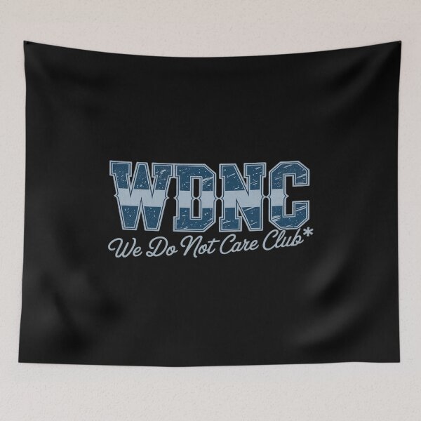 Item preview, WDNC Club  We Do Not Care, Denim Jeans Style Graphic designed and sold by itsnothatweird.