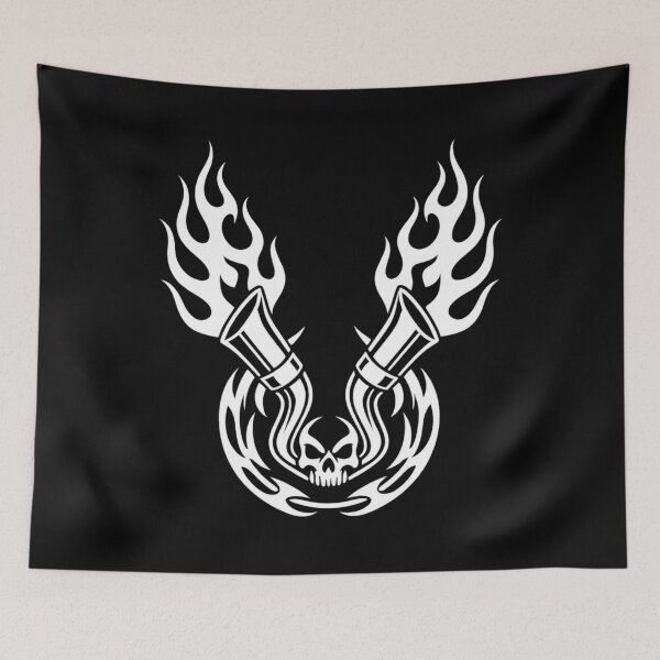 Item preview, Exhaust Flames Tribal · Tribal Flames Exhaust Pipes designed and sold by DjokosDisigns.