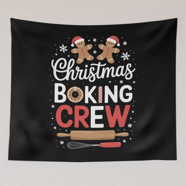 Item preview, Christmas Baking Crew Baking Christmas Cookie designed and sold by HellD3vil-Art.