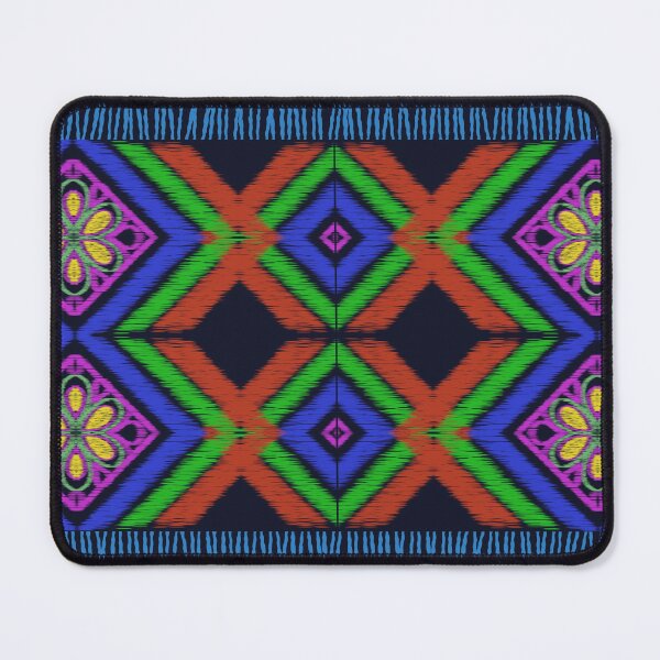Item preview, Multi-colored silk flower pattern fabric designed and sold by Toyney.