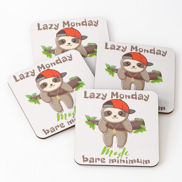 Item preview, Lazy Monday Mode bare minimum.Funny gifts. designed and sold by DekoTeka.