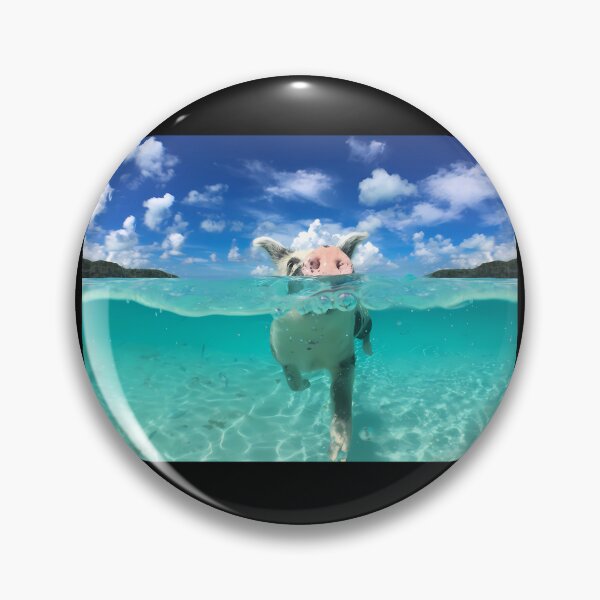 Item preview, Cute Swimming Pigs in Bahamas  	 designed and sold by cdfoobqe38.