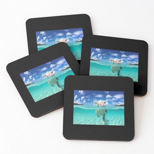 Item preview, Cute Swimming Pigs in Bahamas  	 designed and sold by cdfoobqe38.