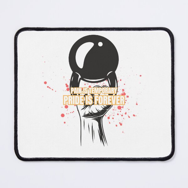 Item preview, Pain is Temporary Pride is Forever – Fitness Quote designed and sold by J0b4t.
