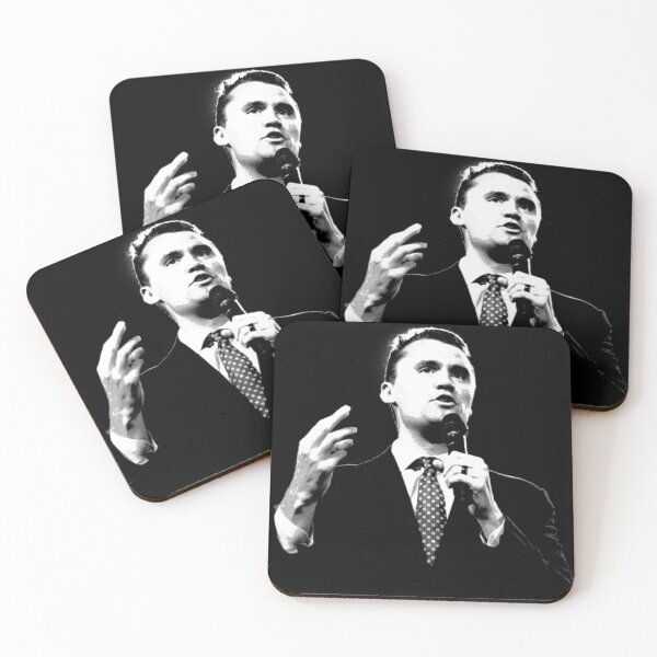 Item preview, Charlie Kirk Black And White Political Portrait Design designed and sold by CarriPaccione.