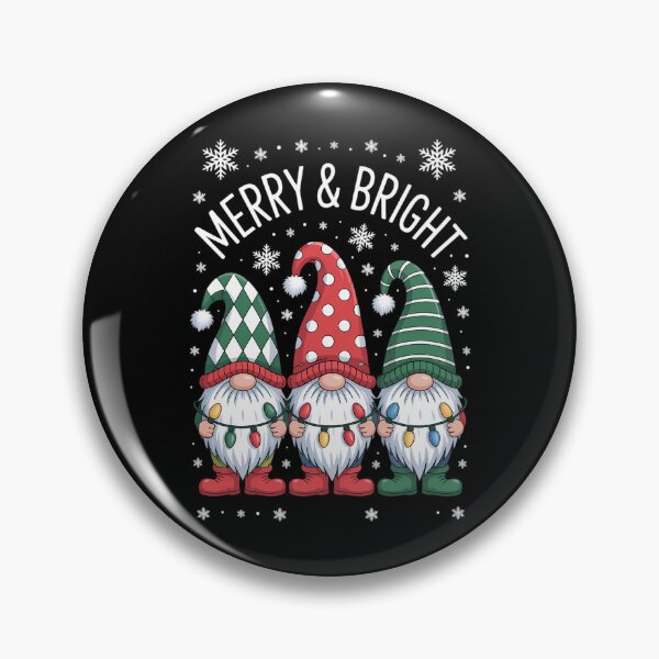 Item preview, Christmas Gnomes With Festive Lights Winter Wonderland designed and sold by HellD3vil-Art.