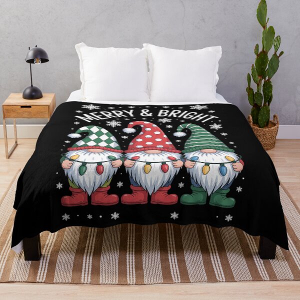 Item preview, Christmas Gnomes With Festive Lights Winter Wonderland designed and sold by HellD3vil-Art.