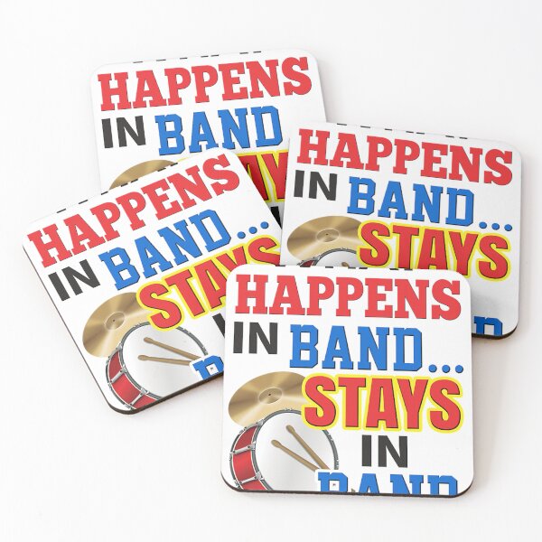 Item preview, 'What Happens In Bandstays In Band' (Black) designed and sold by Zackereahan.