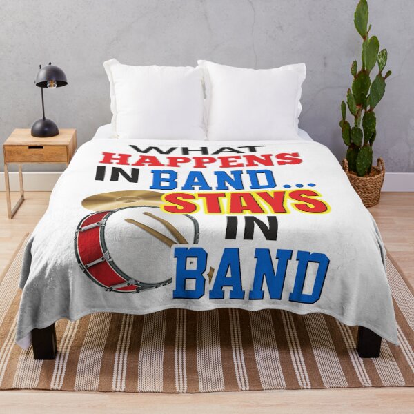 Item preview, 'What Happens In Bandstays In Band' (Black) designed and sold by Zackereahan.