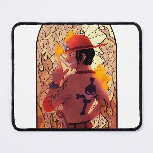 Item preview, stained glass ace one piece designed and sold by bliggy-juice.