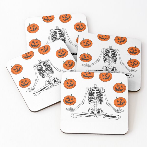 Item preview, Pumpkin Skeleton Halloween, Dancing Skeleton designed and sold by GuyWithtPie.