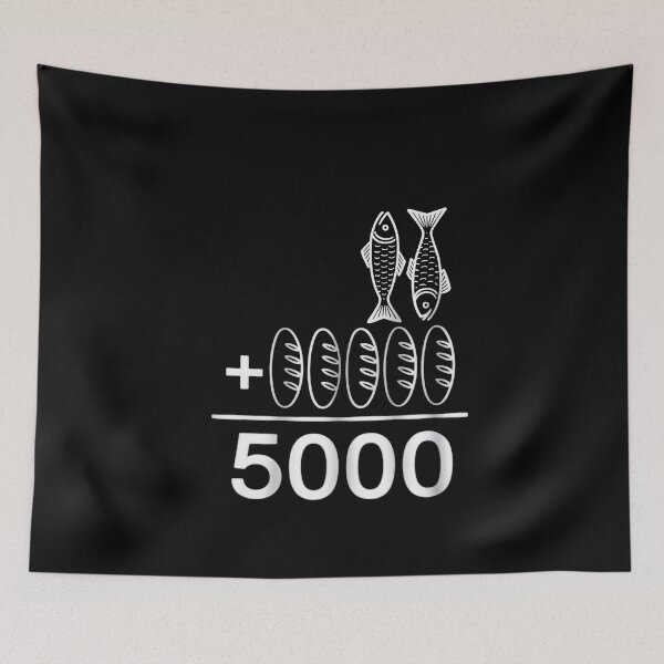 Item preview, Womens 2 Fishes 5 Breads Jesus Feeds 5000 Christian Bible designed and sold by itsnothatweird.