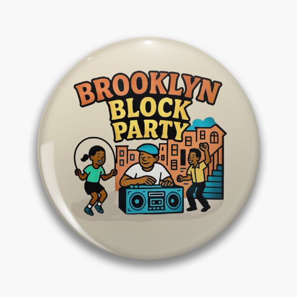 Item preview, Brooklyn Block Party designed and sold by Myra365Art.