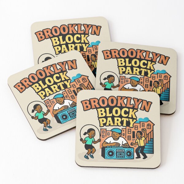 Item preview, Brooklyn Block Party designed and sold by Myra365Art.