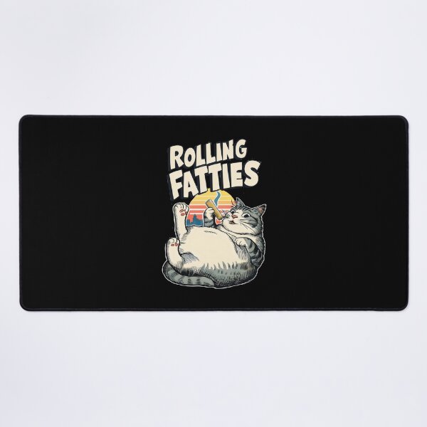 Item preview, Rolling Fatties Sunset Retro Chubby Cat Humor designed and sold by hieuha091XRg.