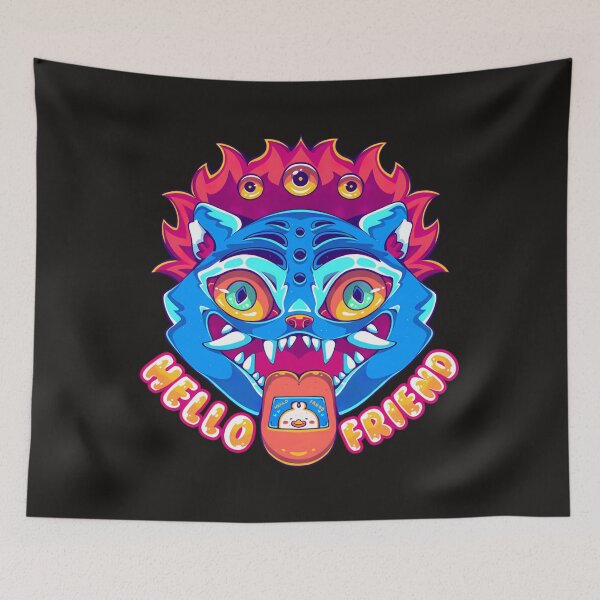 Item preview,  Hello Friend Kpop Demon Hunters Tiger Meme designed and sold by DustinJenkins88.
