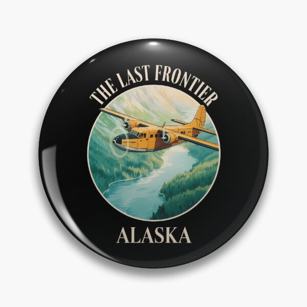 Item preview, Alaska The Last Frontier State Seaplane designed and sold by Moon-Ape.