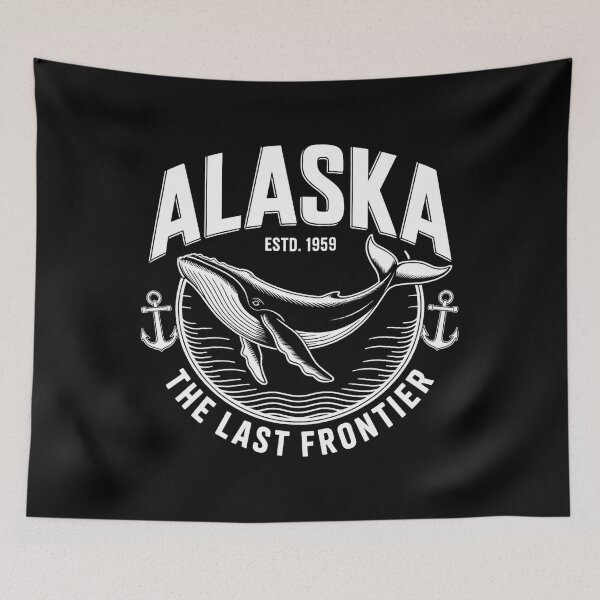 Item preview, Alaska The Last Frontier Whale Home Cruise designed and sold by Moon-Ape.