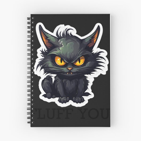 Item preview, Baby-Black-Cat---Fluff-You-(Black-Lettering)-Active-T-Shirt designed and sold by jacobspa.