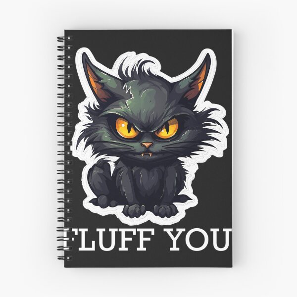 Item preview, Baby-Black-Cat---Fluff-You-(White-Lettering)-Active-T-Shirt designed and sold by jacobspa.