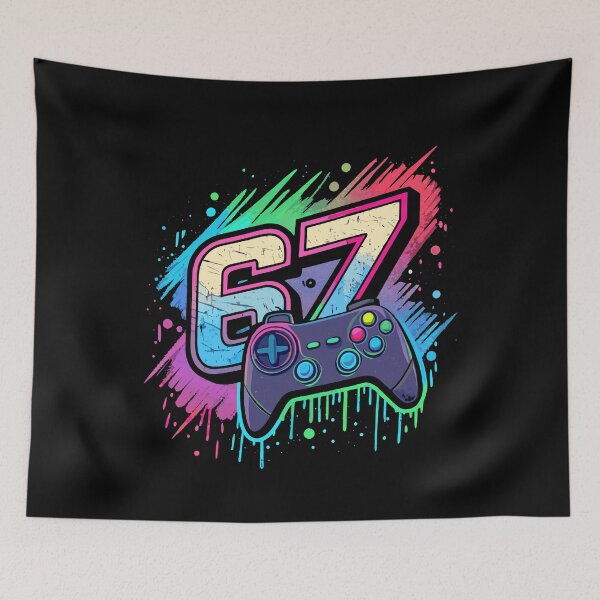 Item preview, Number #67 Drip | Funny Meme Retro Gaming | Gamer  designed and sold by NH2019.