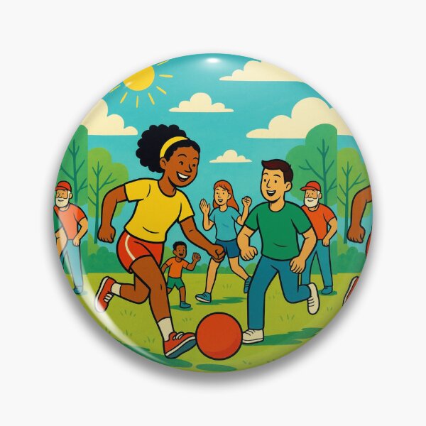 Item preview, Kickball sports - funny kickball designed and sold by DamioPolArt.