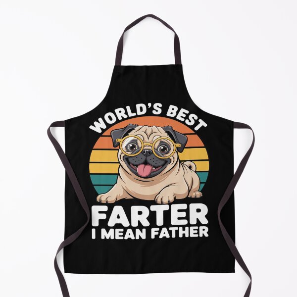 Item preview, World's Best Farter I Mean Father Funny Fathers Day Dog designed and sold by procionartss.