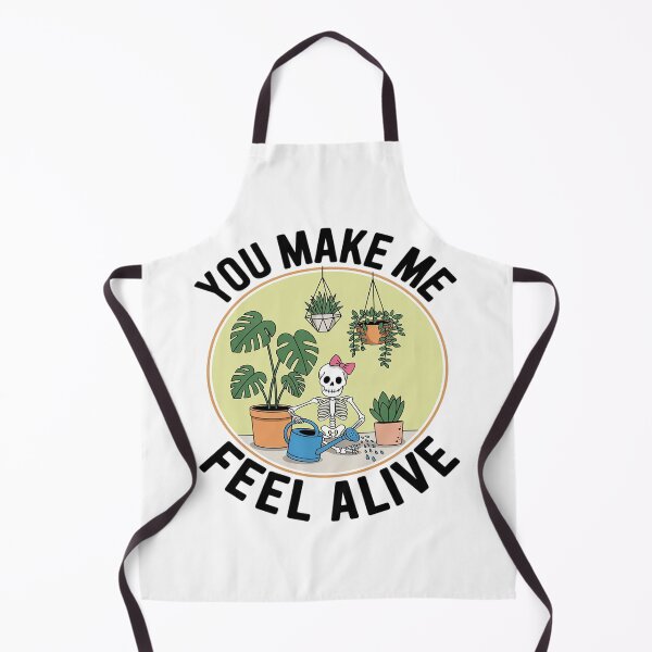 Item preview, You Make Me Feel Alive Skeleton Plants Garden Lady designed and sold by procionartss.