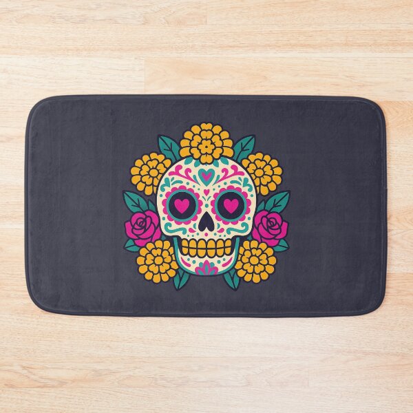 Item preview, Colorful Catrina Skull with Flowers designed and sold by MythicPixel.