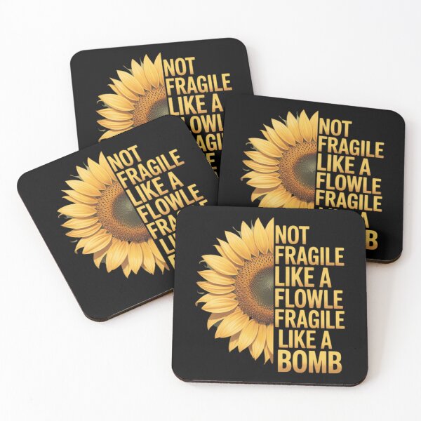 Item preview, Not fragile like a flower fragile like a bomb  designed and sold by WhitneyRussel.