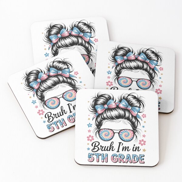 Item preview, 5th Grade Tie Dye Glasses Bow Hair designed and sold by VENOM0RIOT.