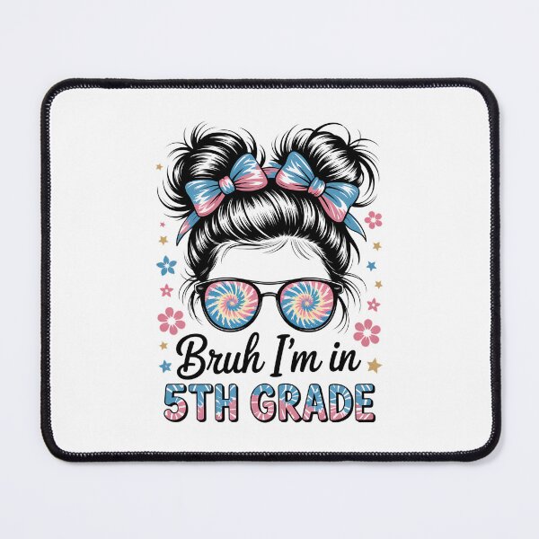Item preview, 5th Grade Tie Dye Glasses Bow Hair designed and sold by VENOM0RIOT.