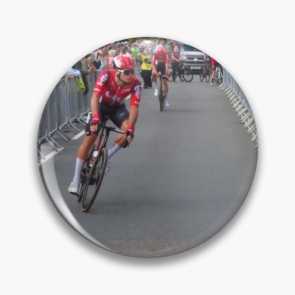 Item preview, Cyclist In Red - Tour of Britain 2025 designed and sold by wiggyofipswich.
