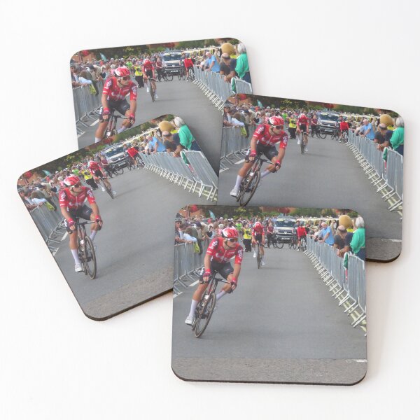 Item preview, Cyclist In Red - Tour of Britain 2025 designed and sold by wiggyofipswich.
