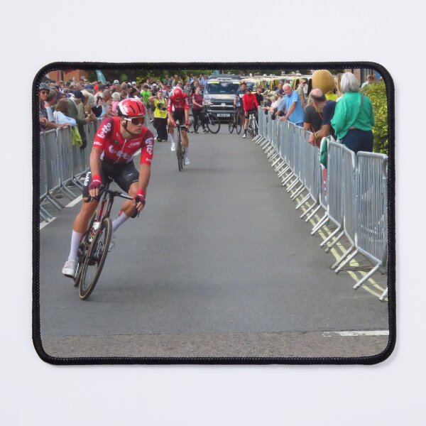 Item preview, Cyclist In Red - Tour of Britain 2025 designed and sold by wiggyofipswich.