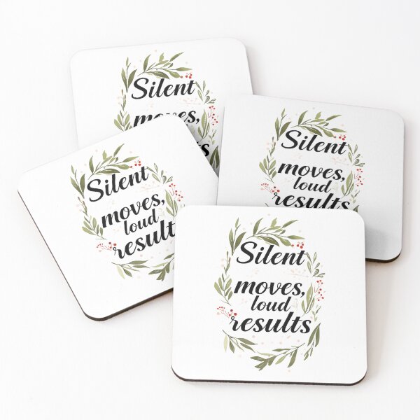 Item preview, Silent Moves, Loud Results – Motivational Hustle Quote designed and sold by GoxyVision.